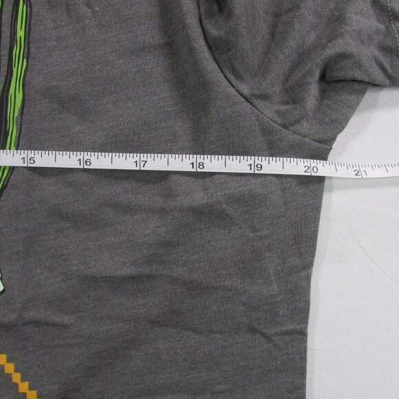 Cruel Women's LG Short Sleeve Cassette Tape Graphic T-Shirt Grey - Picture 4 of 5